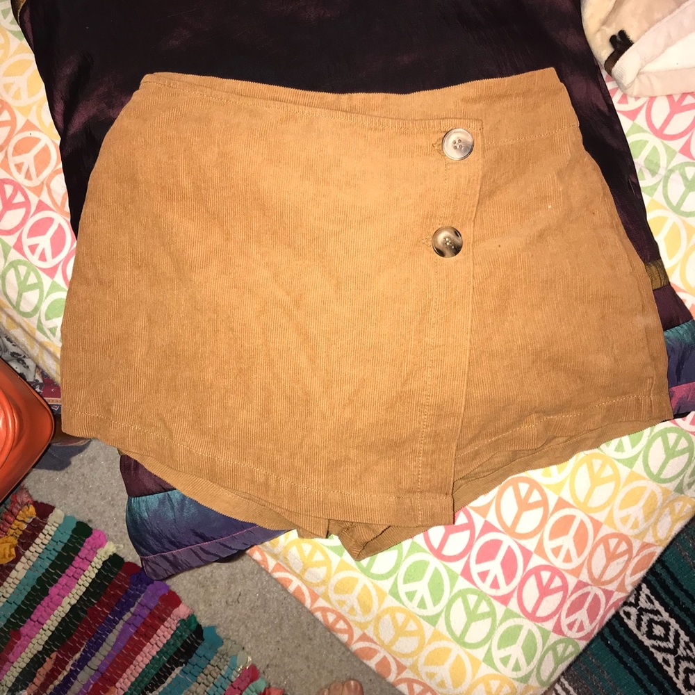 Corduroy skort